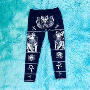 Cat Snake Symbols Legging